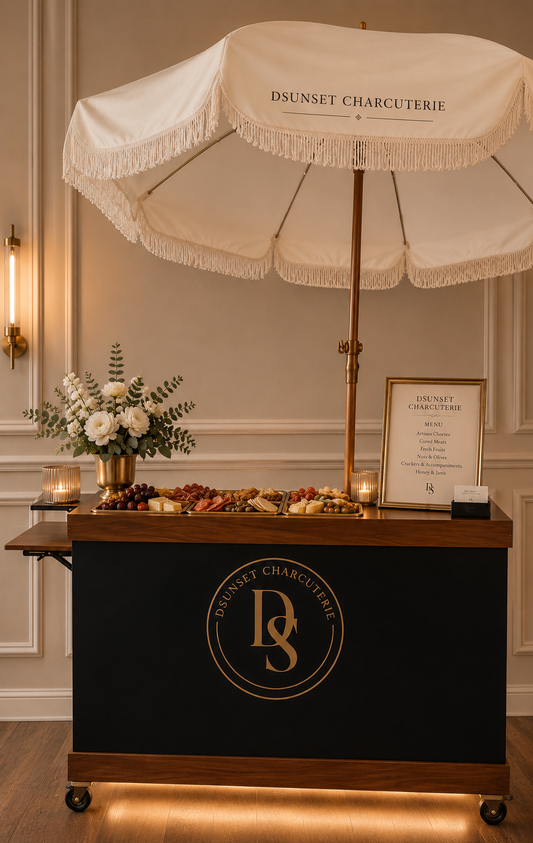 DSunset Charcuterie Mobile Cart